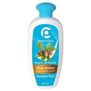 Perfect Clear Shea Butter Hand & Body Lotion, Paraben free 500ml